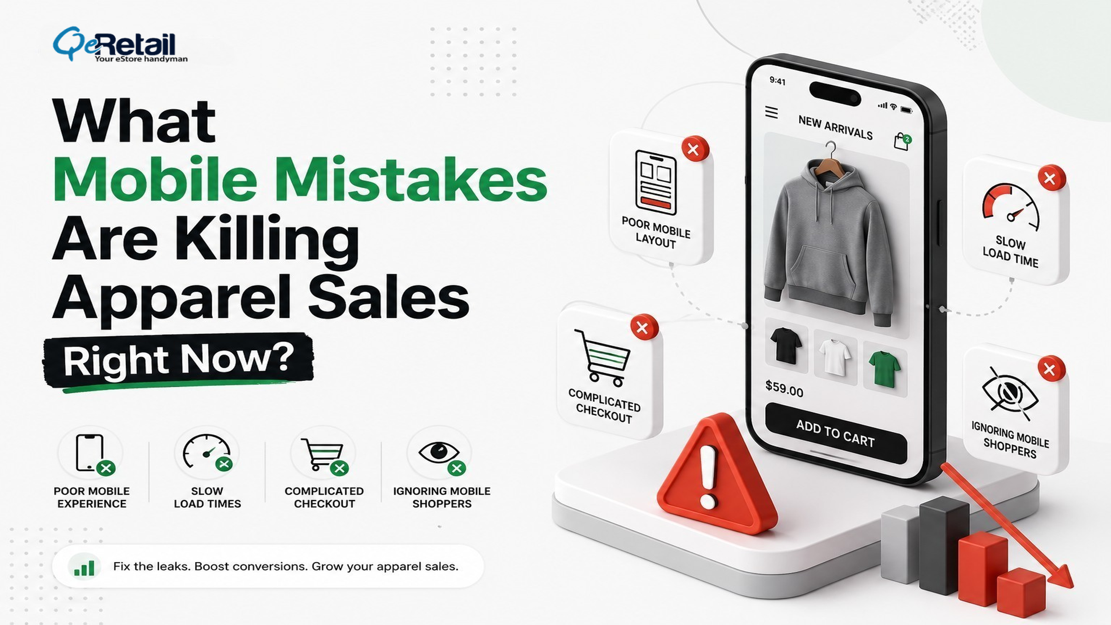 what mobile mistakes are killing apparel sales right now